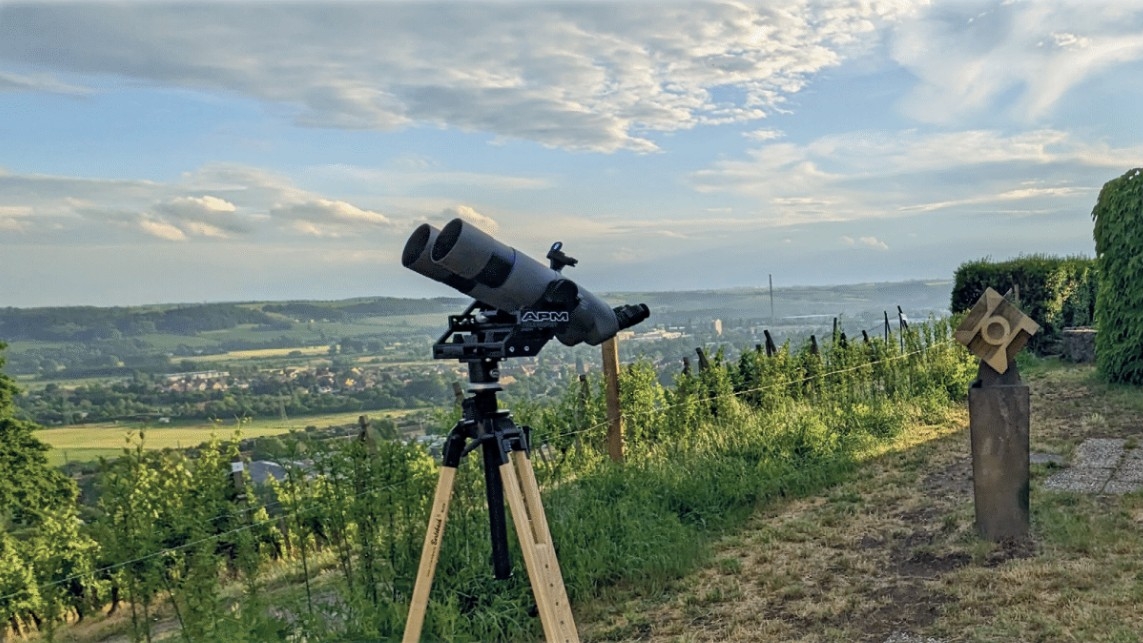 Fernglas_Panorama2 Großfernglas auf der Beobachtungsterrasse