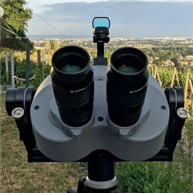 Großfernglas 100/550 des Astroclub Radebeul e.V. an der Sternwarte Radebeul