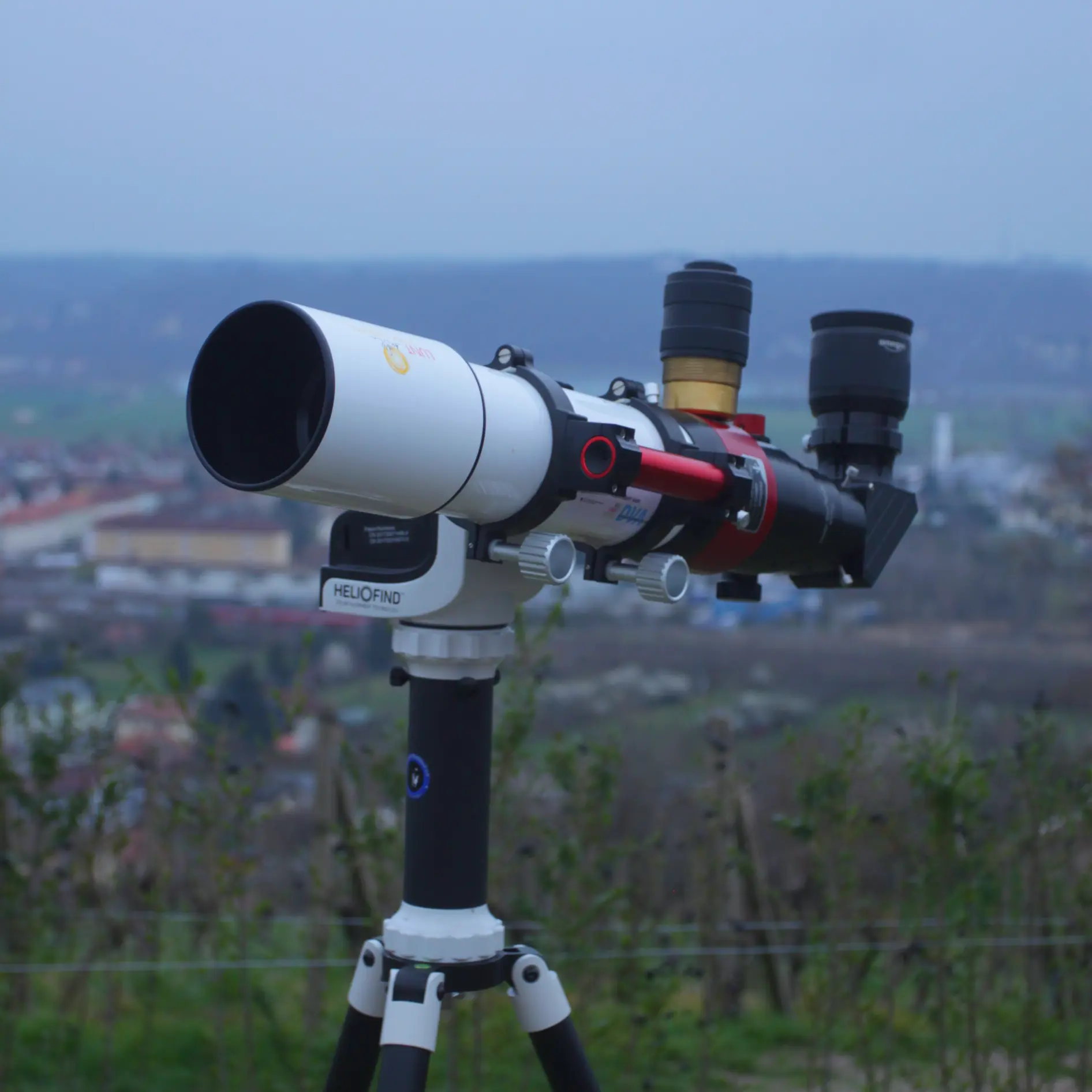 Sonnenteleskop LUNT-80 des Astroclub Radebeul e.V. an der Sternwarte Radebeul