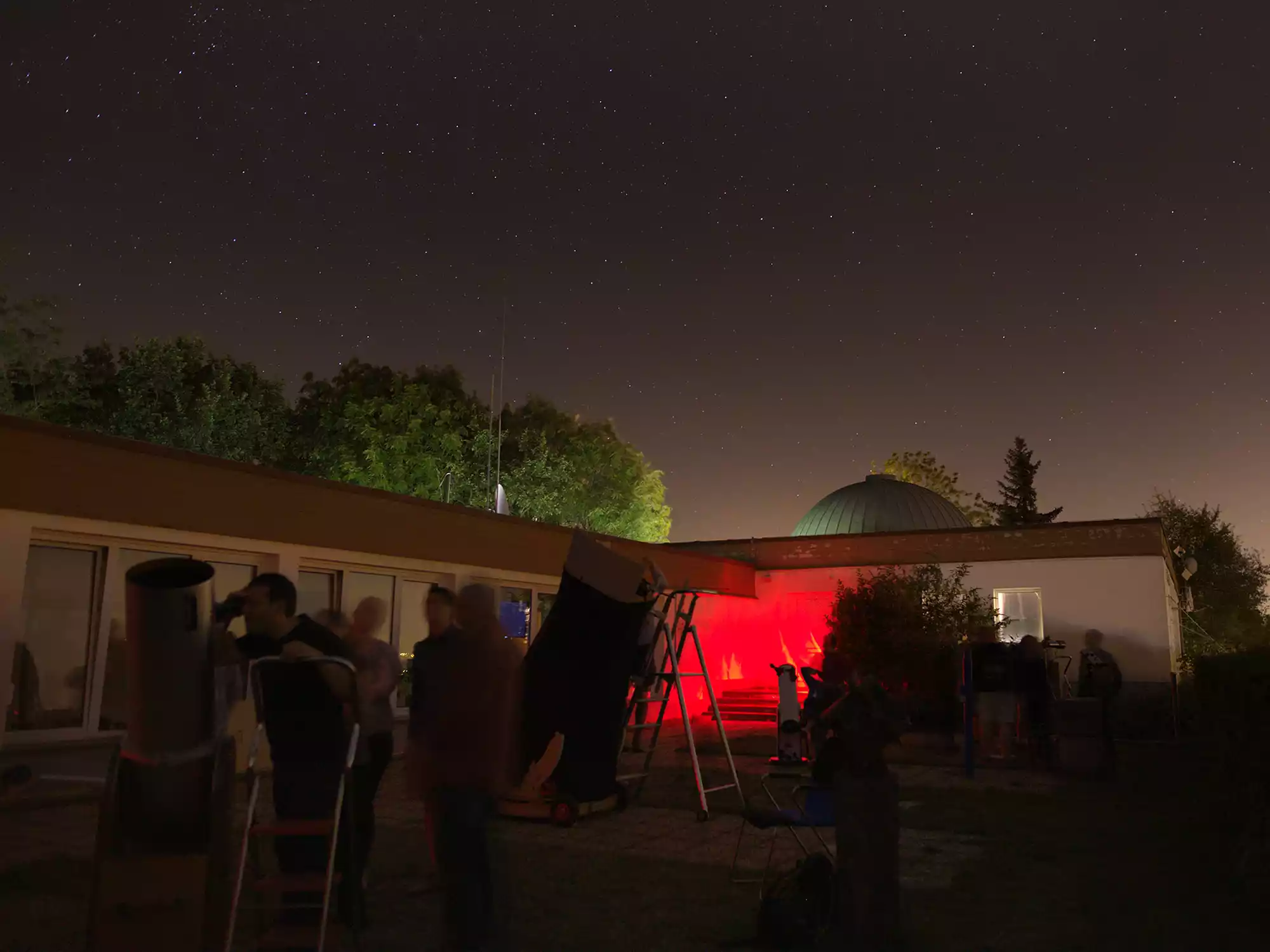 Öffentliche Himmelsbeobachtungen an der Sternwarte Radebeul